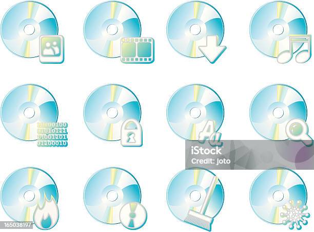 Disks Stock Illustration - Download Image Now - Arrow Symbol, Backup, Broom