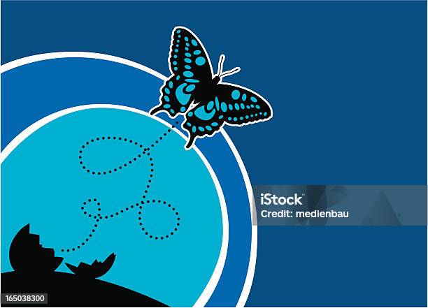 Butterfly Flies From An Egg Stock Illustration - Download Image Now - Butterfly - Insect, Cocoon - Animal Stage, Animal