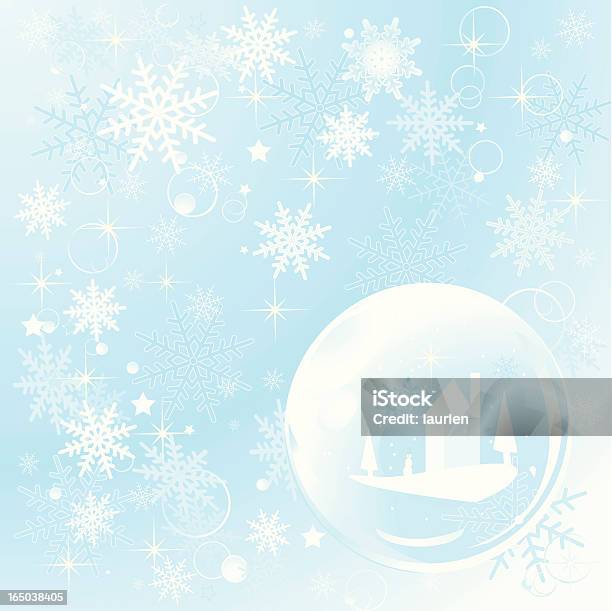 スノーグローブで渦巻くブルーをお楽しみください - イラストレーションのベクターアート素材や画像を多数ご用意 - イラストレーション, クリスマス, ベクター画像