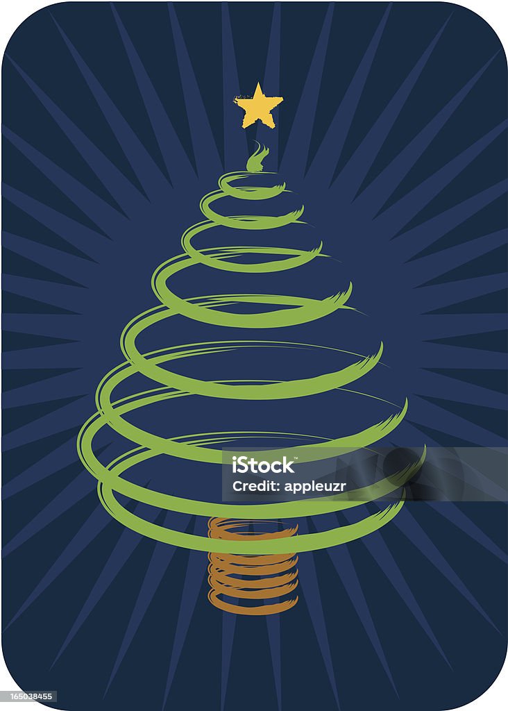 Ach Weihnachten Tree' - Lizenzfrei Baum Vektorgrafik