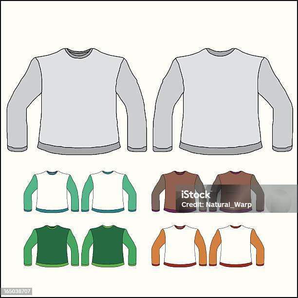 Sweater - Arte vetorial de stock e mais imagens de Adulto - Adulto, Camisola, Cetim