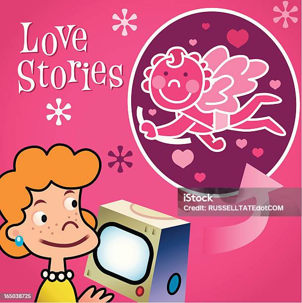 Ilustración de Virtual Las Historias De Amor y más Vectores Libres de Derechos de Adolescencia - Adolescencia, Adolescente, Amor - Sentimiento