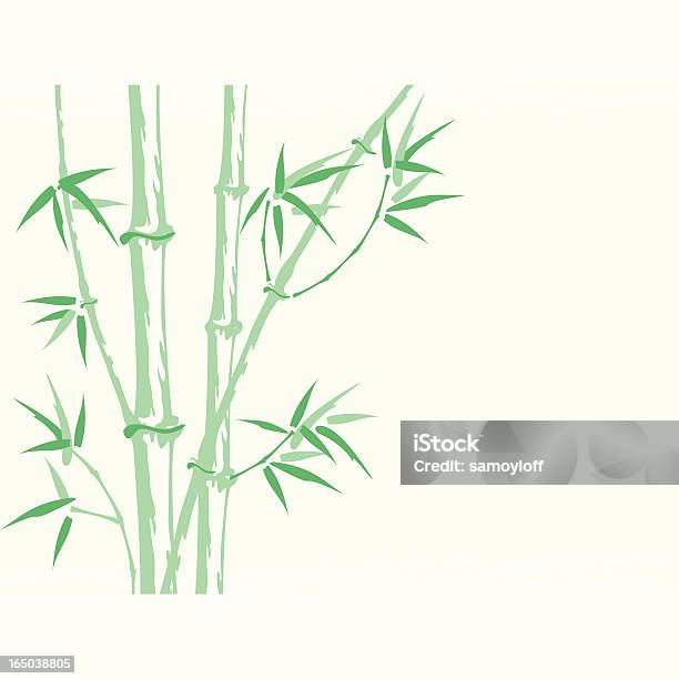 Sfondo Di Bambù Vettore - Immagini vettoriali stock e altre immagini di Sfondi - Sfondi, Ambientazione tranquilla, Astratto