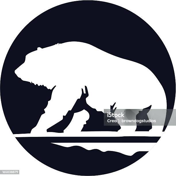 Полярный Медведь — стоковая векторная графика и другие изображения на тему Аляска - Штат США - Аляска - Штат США, Медведь, Векторная графика