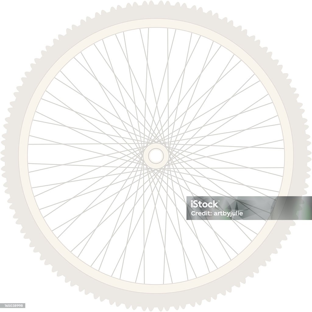 Rueda Silueta de bicicleta - arte vectorial de Andar en bicicleta libre de derechos