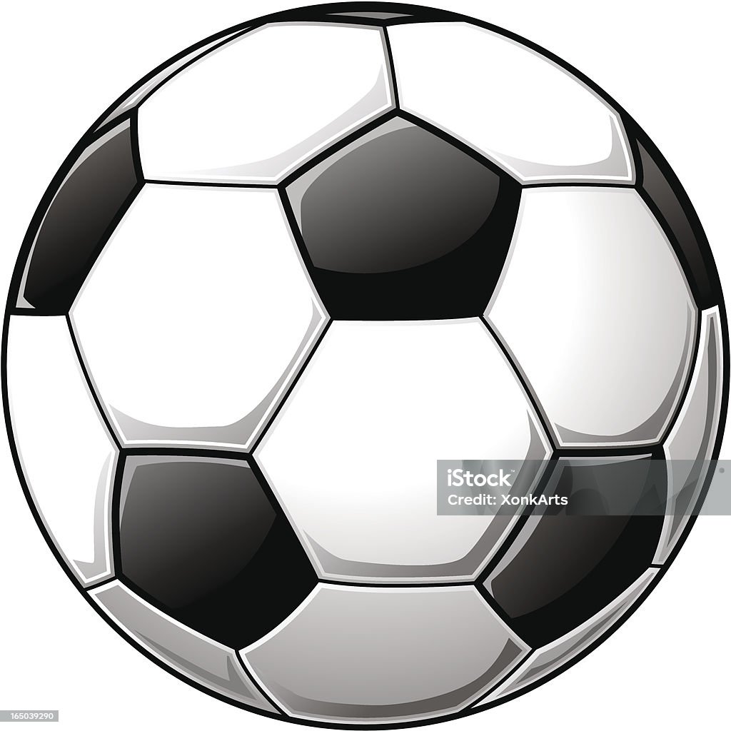 Футбольный мяч - Векторная графика Без людей роялти-фри