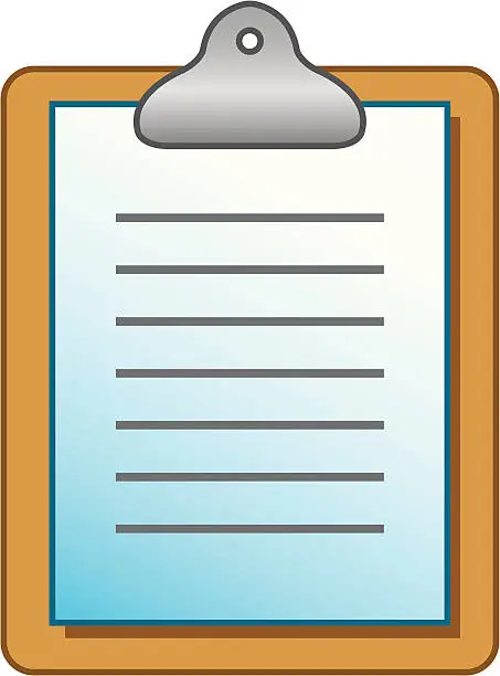 Vector illustration of Clipboard