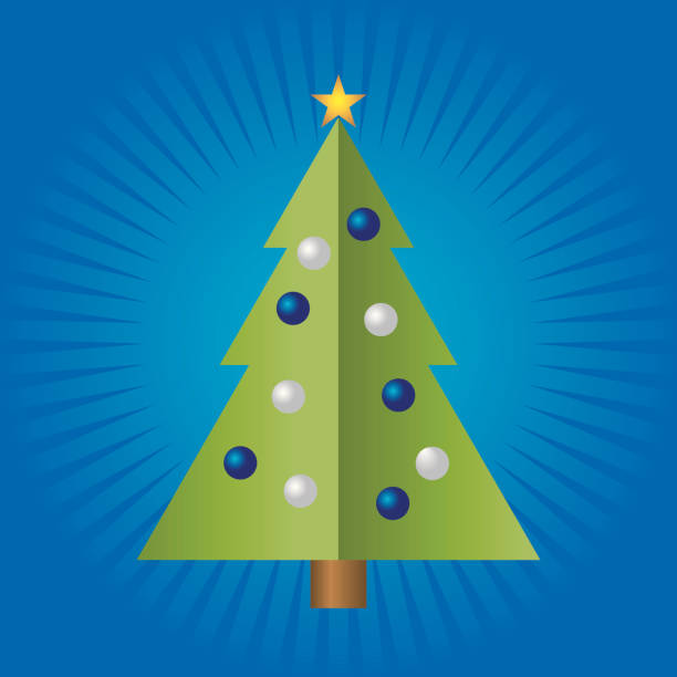 Christmas Tree vector art illustration