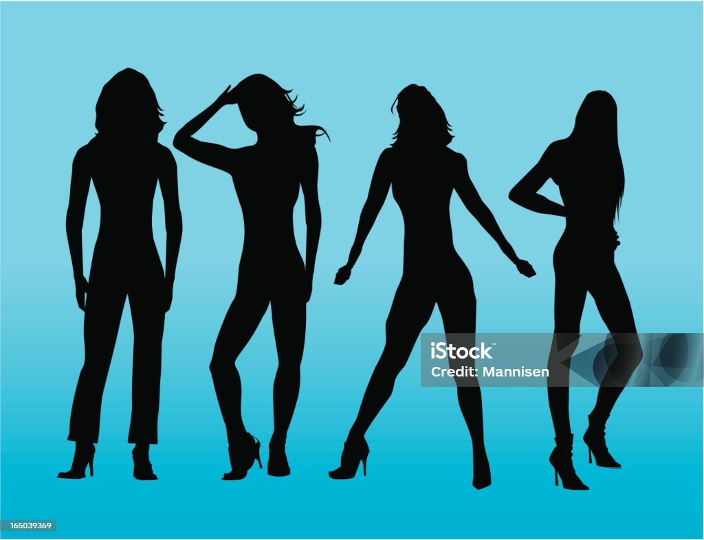 Model Woman Vector Female Models Vector Stock Illustration - Download Image Now - Child ...