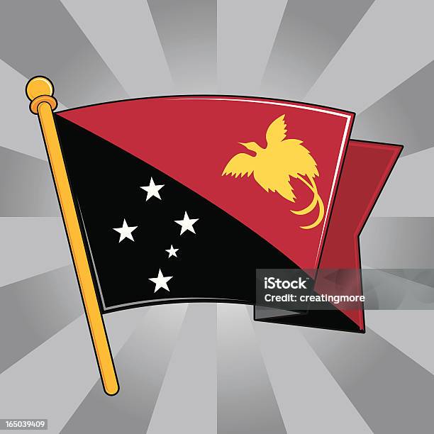 Flag Of Papua New Guinea Stock Illustration - Download Image Now - Capital Cities, Concepts, Flag