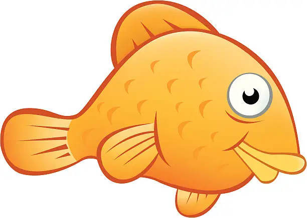 Vector illustration of fishee