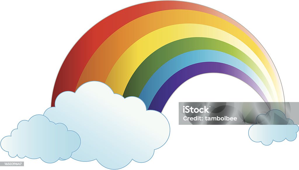 rainbow (Tęcza) - Grafika wektorowa royalty-free (Bez ludzi)