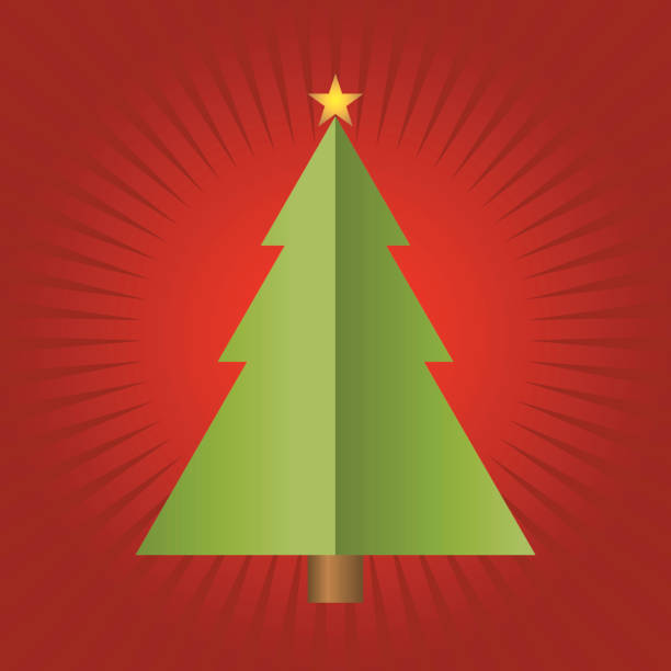 Christmas Tree vector art illustration