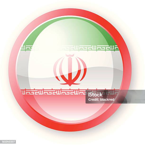 Iranische Flaggesymbol Stock Vektor Art und mehr Bilder von Kreis - Kreis, Marmoriert, Vektor