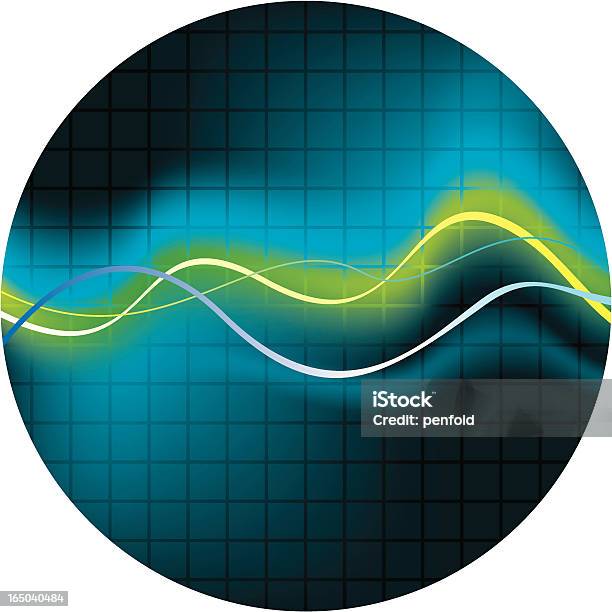 Длины Волны — стоковая векторная графика и другие изображения на тему Абстрактный - Абстрактный, Векторная графика, Волновой рисунок