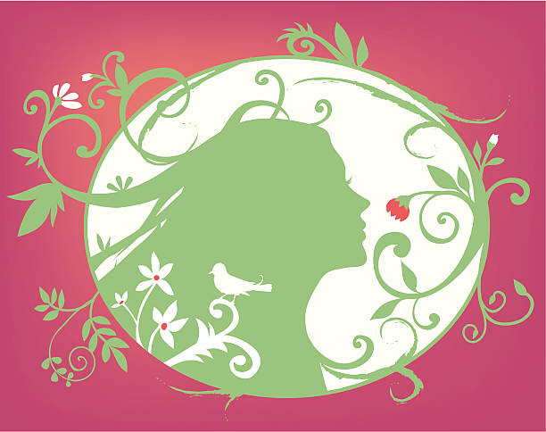 garden fairy A elegant graphic design with ai and eps file. victoria argentina stock illustrations