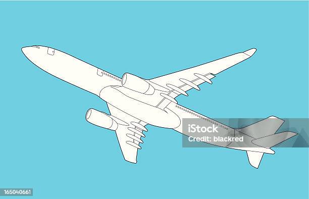 Vetores de Avião 767 e mais imagens de Arte Linear - Arte Linear, Asa de aeronave, Aviação Geral