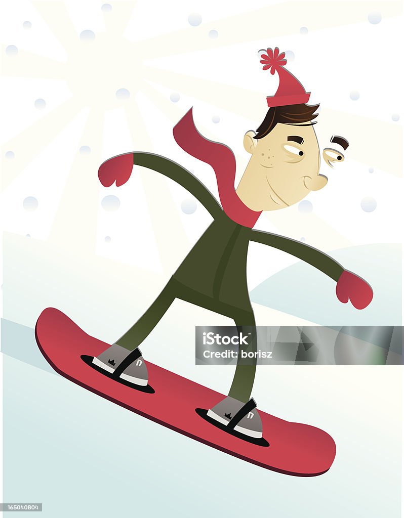 snowboarder - Lizenzfrei Aktivitäten und Sport Vektorgrafik