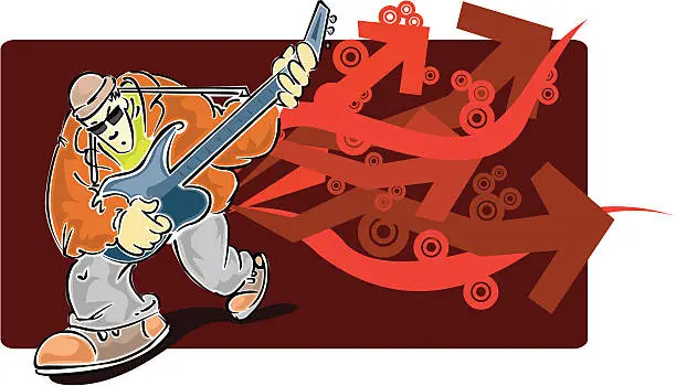 Vector illustration of musical design (Vector)