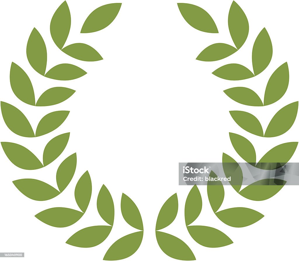 Laurel Wreath Basic & simple design of laurel wreath. Achievement stock vector