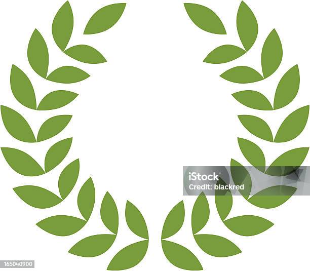 Laurel Wreath Stock Illustration - Download Image Now - Achievement, Award, Color Image