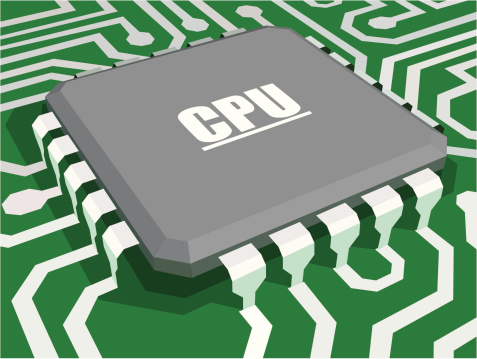 Fun Cpu Stock Illustration - Download Image Now - Electronics Industry ...