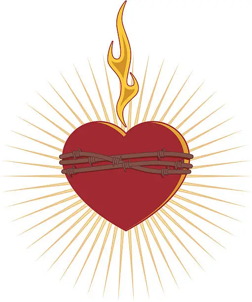 Vector illustration of Pure Heart