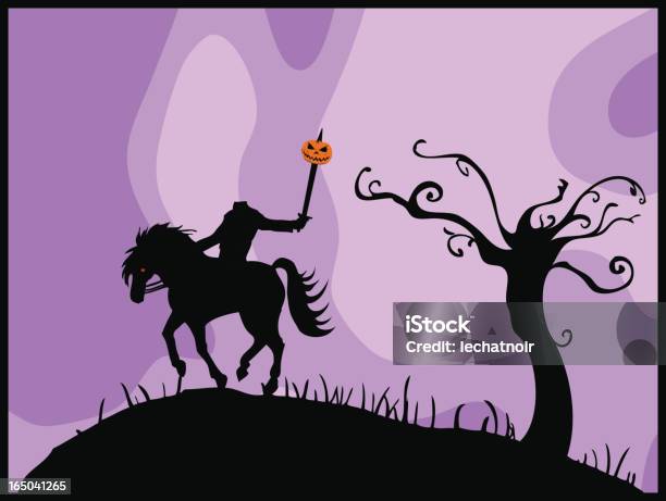 Horseman Stock Illustration - Download Image Now - Abstract, Animal, Autumn