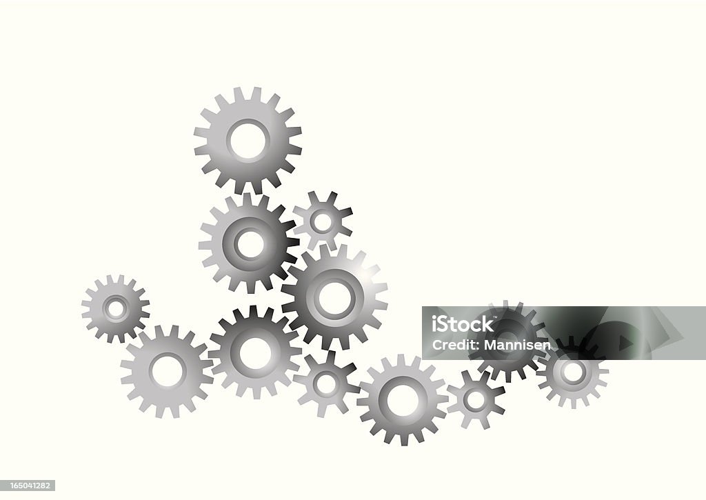 Cogs-WEKTOR - Grafika wektorowa royalty-free (Ciało stałe)