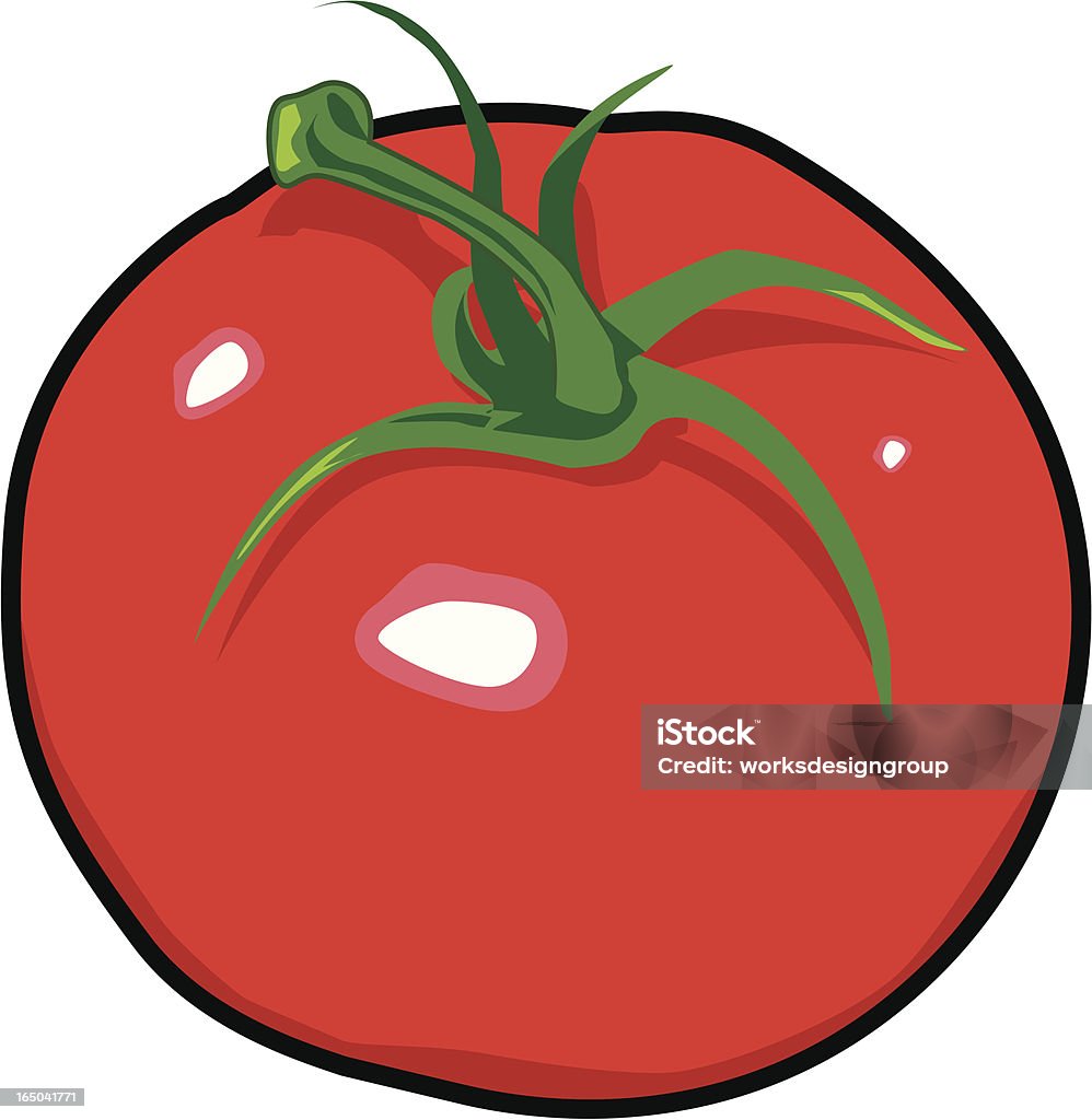 Tomate fraîches - clipart vectoriel de Aliments et boissons libre de droits