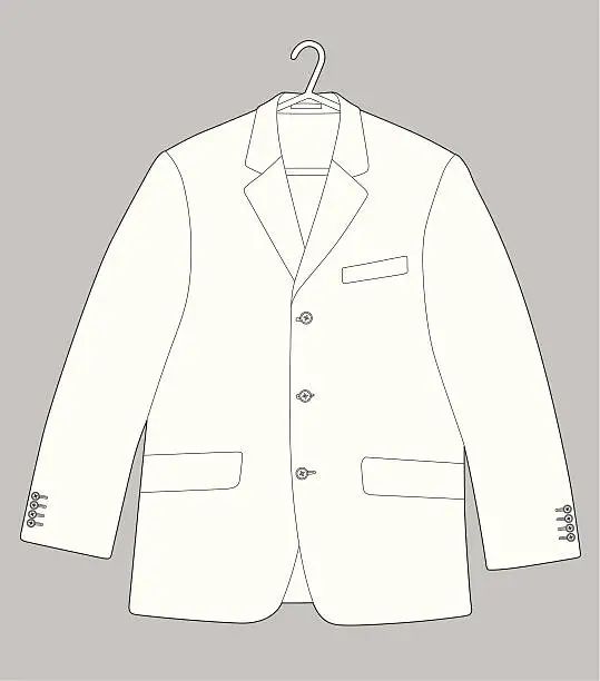 Vector illustration of Suit