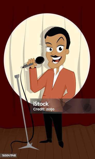 Comedian Stock Illustration - Download Image Now - Actor, African Ethnicity, Singer