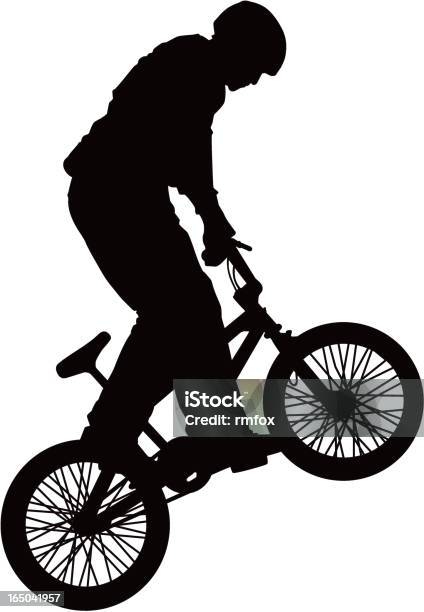 Vetores de Bmx Participante Vector e mais imagens de Ciclismo BMX - Ciclismo BMX, Artigo de vestuário para cabeça, Assento de veículo