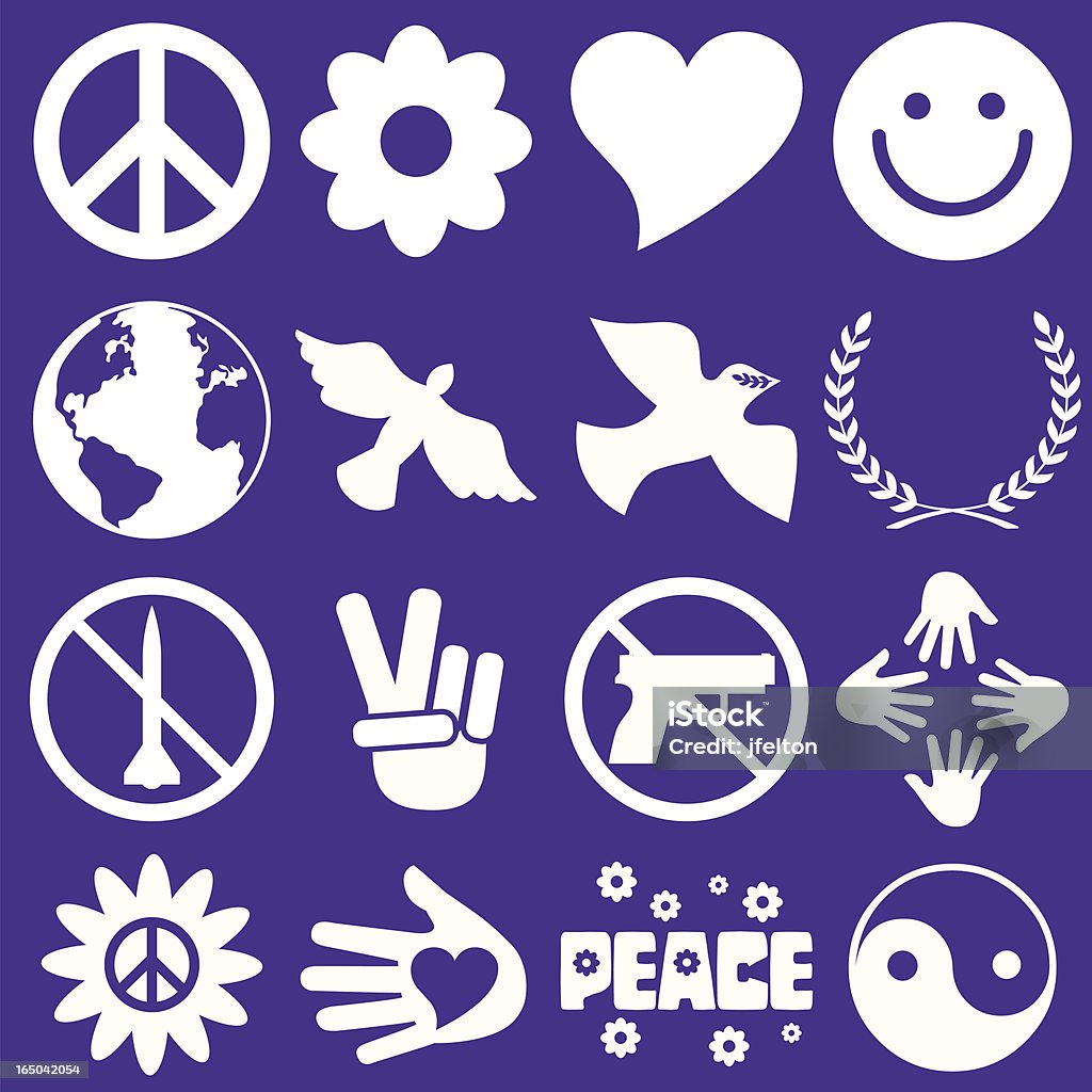 Symboles de paix - clipart vectoriel de Globe terrestre libre de droits