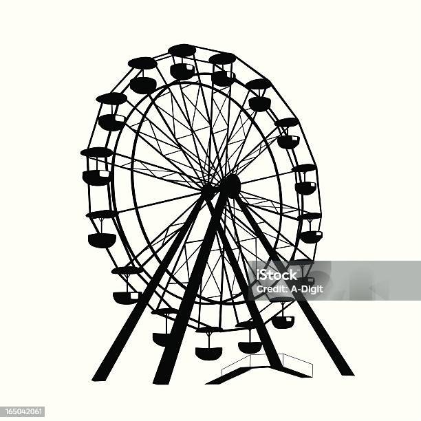 Ferriswheel - Arte vetorial de stock e mais imagens de Roda-Gigante - Roda-Gigante, Figura para recortar, Ilustração