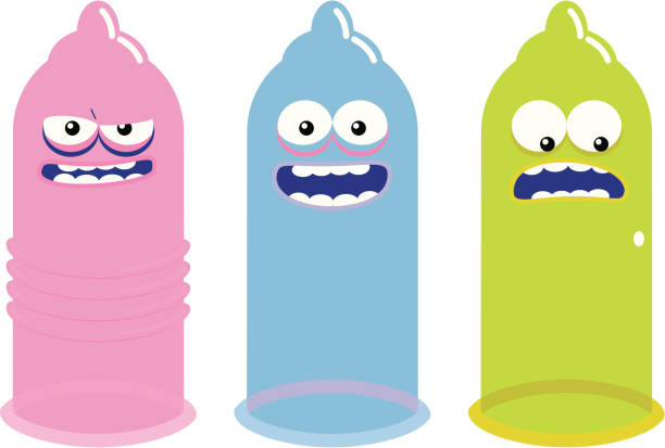 illustrazioni stock, clip art, cartoni animati e icone di tendenza di i preservativi - condom aids orgasm sexual activity