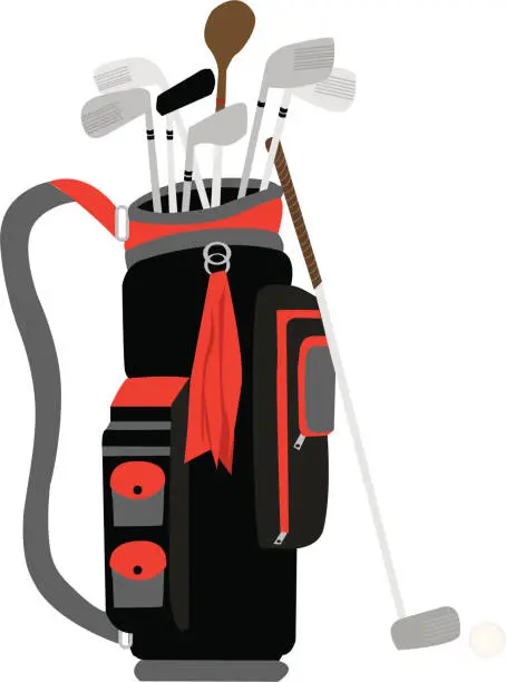 Vector illustration of Golf Gear