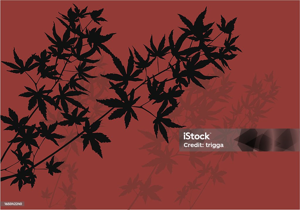 Japanese maple branches Japanese maple branches. Zip includes ai8, eps8 and pdf. Autumn stock vector