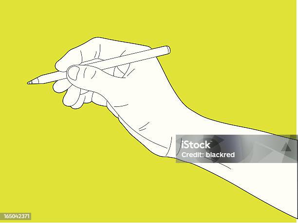 Sketching Stock Illustration - Download Image Now - Pen, Drawing - Activity, Human Hand