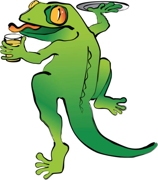 Gekko Waiter Dancing Stock Illustration - Download Image Now - Lizard, Humor, Bizarre - iStock Gekko Waiter Dancing Stock Illustration - Download Image Now - Lizard, Humor, Bizarre - iStock
