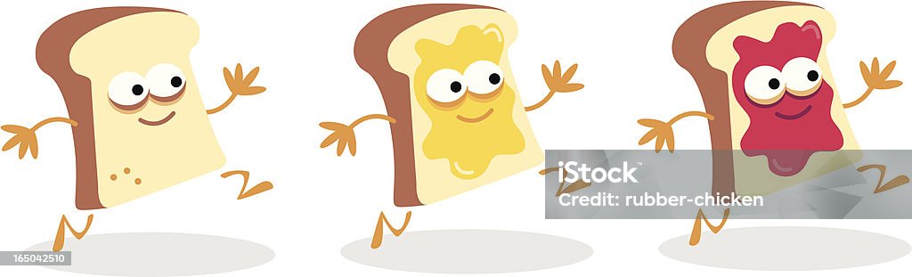 Toast - Lizenzfrei Konfitüre Vektorgrafik