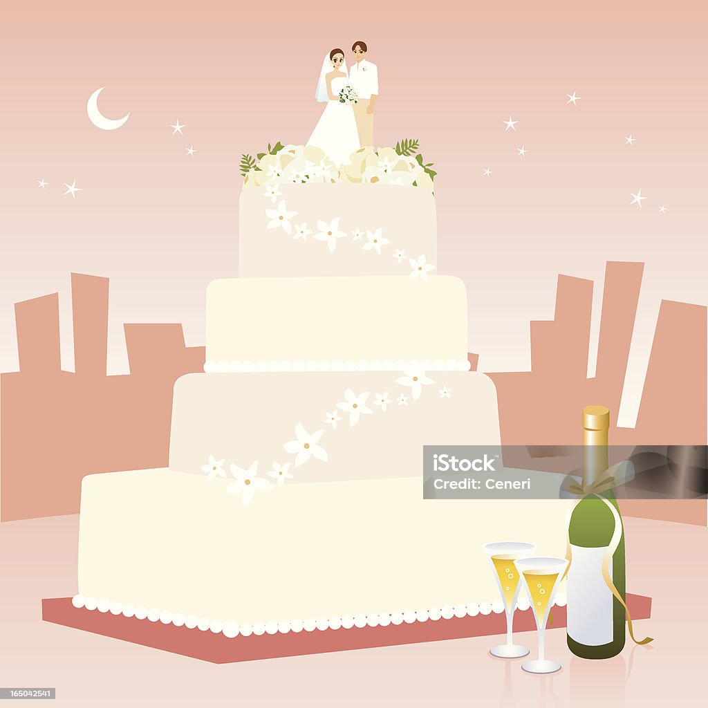 Wedding Cake Stock Illustration - Download Image Now - Adult ...