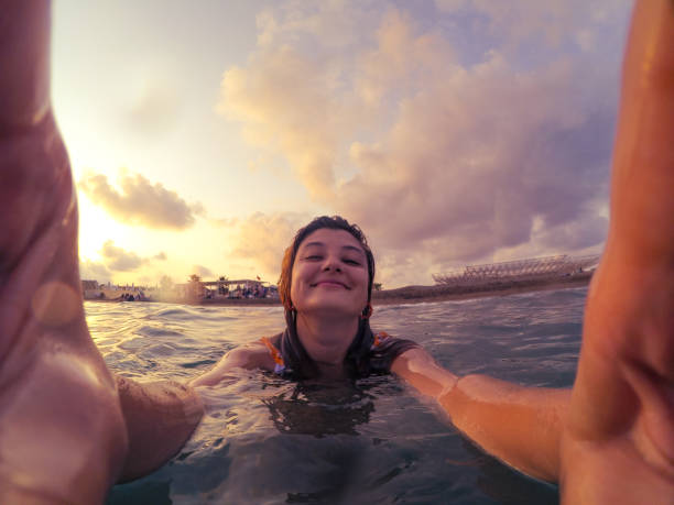 istock Return to nature, touch the sun and be free! 1650425954