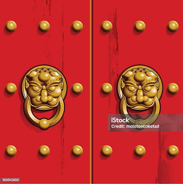 中国風ドア - ドアの取っ手のベクターアート素材や画像を多数ご用意 - ドアの取っ手, 中国文化, つまみ