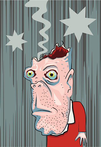 Exploded Head Stock Illustration - Download Image Now - Accidents and ...