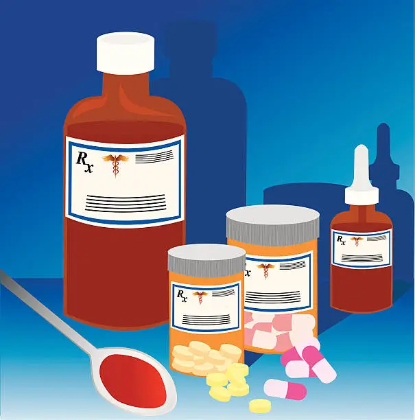 Vector illustration of Medicines