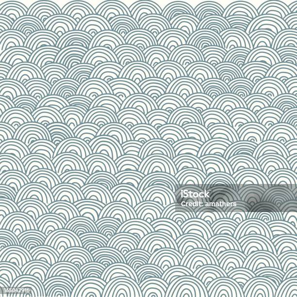 Japanstyle Wave Pattern Stock Illustration - Download Image Now - Japan, Pattern, Backgrounds