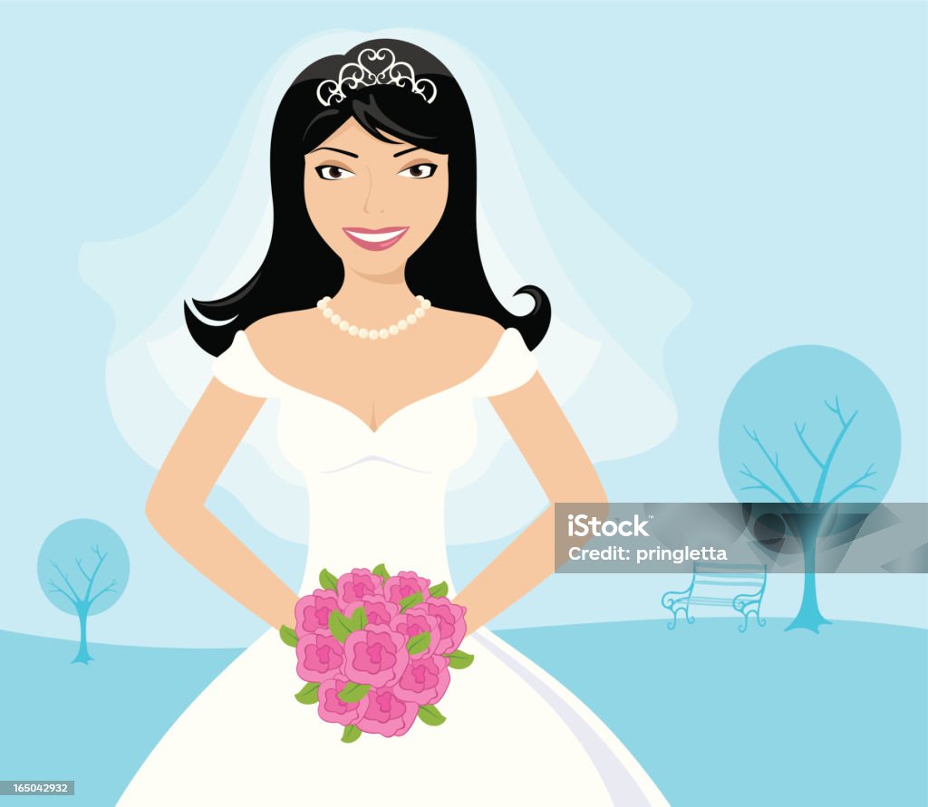 Imbarazzato sposa-jpeg incl. - arte vettoriale royalty-free di Donne