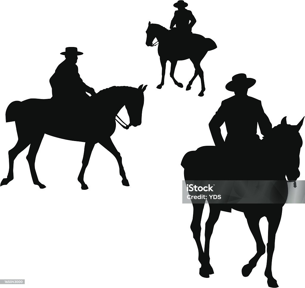 Cavalo Equitação (Vector - Royalty-free Cavalgar arte vetorial