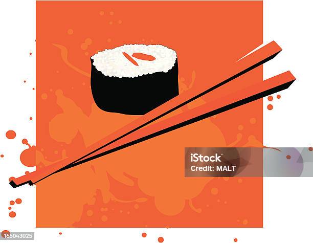 Sushivektor Stock Vektor Art und mehr Bilder von Asiatische Kultur - Asiatische Kultur, Asiatischer und Indischer Abstammung, Ethnische Zugehörigkeit